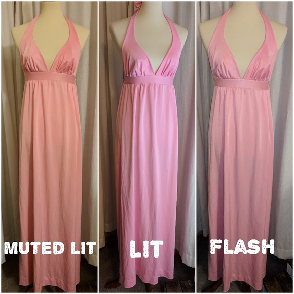 VINTAGE early 1970s halter dress